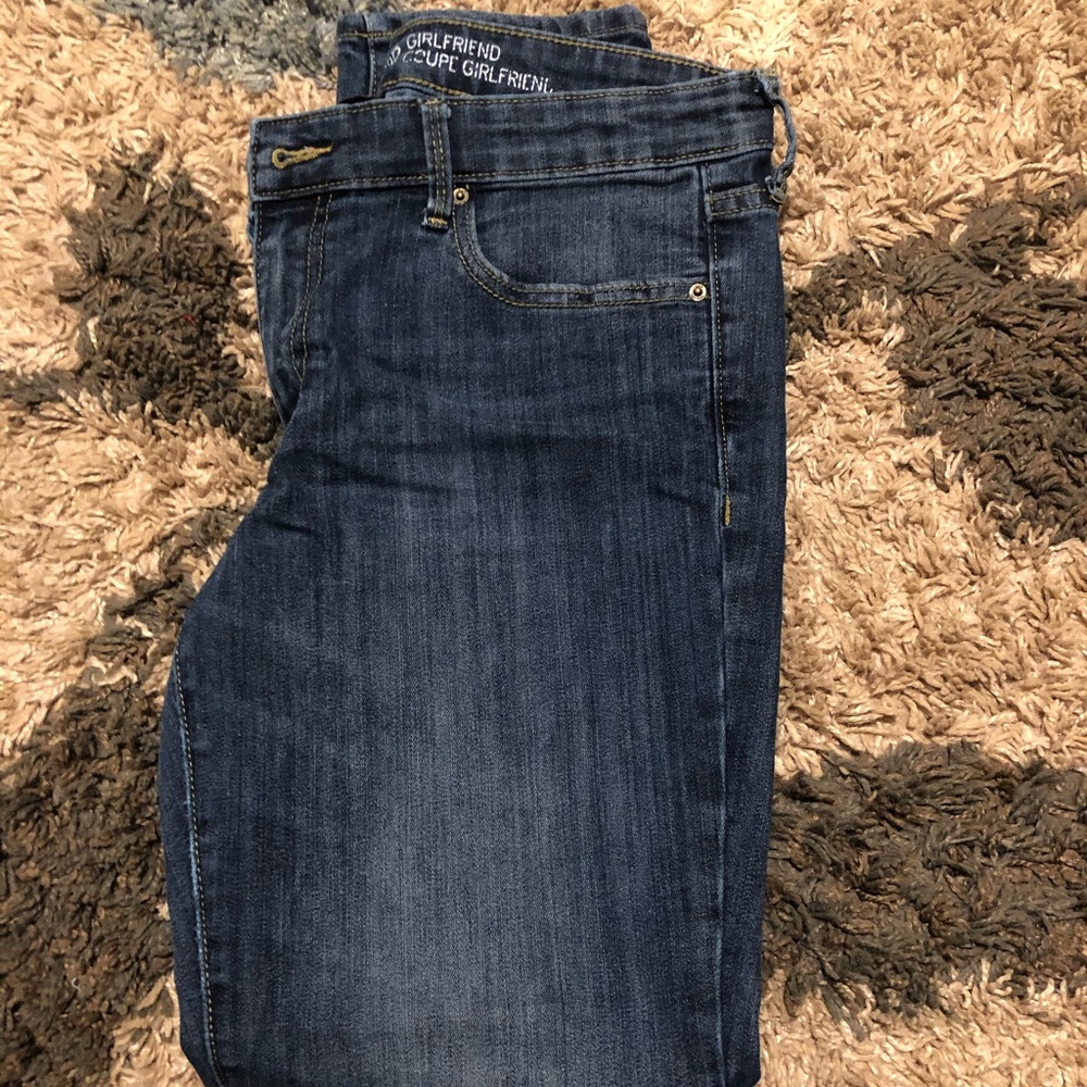 Blue girlfriend jeans